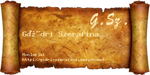 Gödri Szerafina névjegykártya
